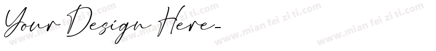 Your Design Here字体转换